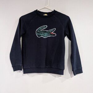Lacoste Logo Sweatshirt Navy Blue Size 10